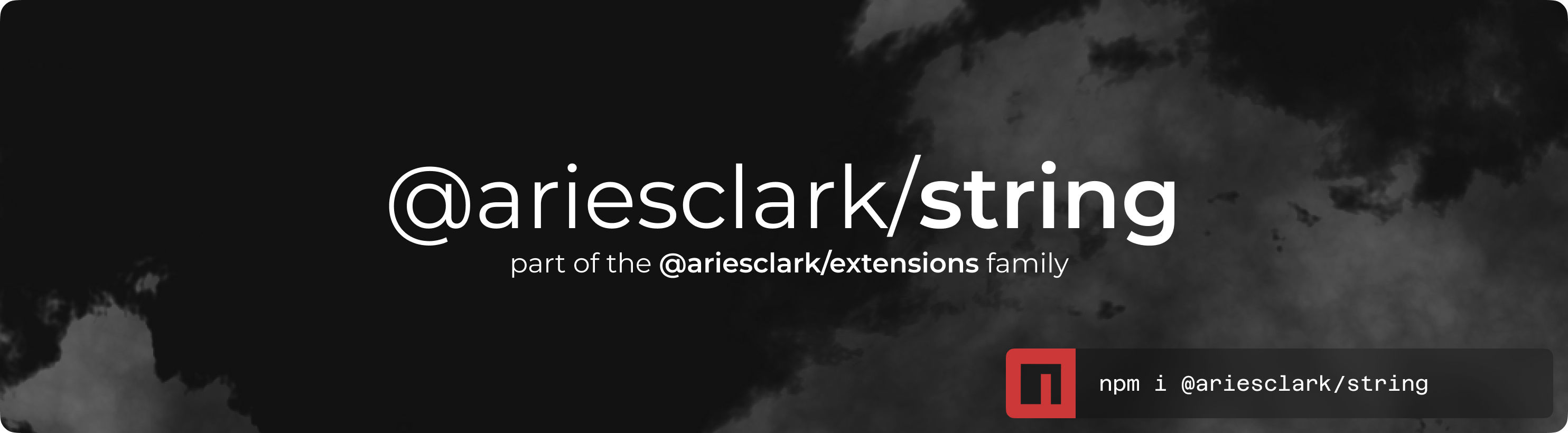 @ariesclark/string logo