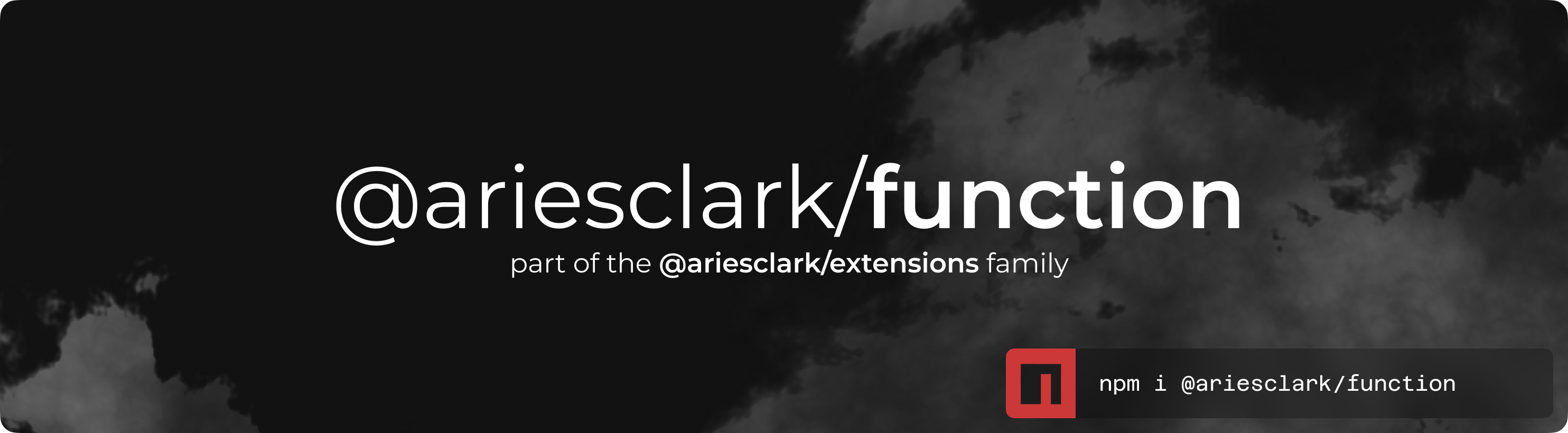 @ariesclark/function logo